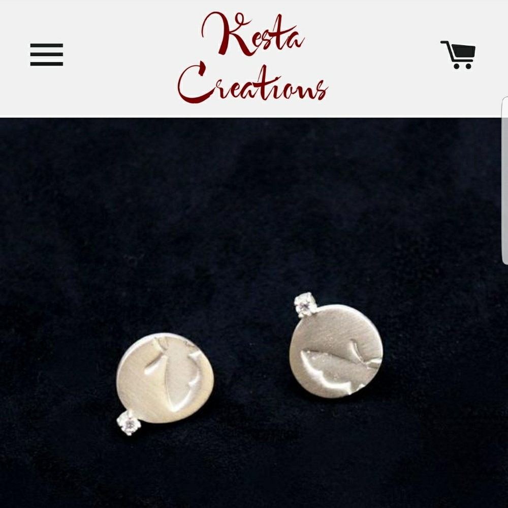 Kesta Creations 925 Silver Designer Earrings